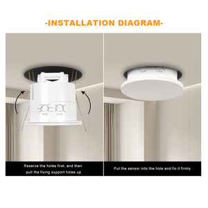 Nhà Máy Trực Tiếp 220V 110V Cơ Thể Con Người Hiện Diện <span class=keywords><strong>Detector</strong></span> 24Ghz Chiếm Chuyển Động Cảm Biến Chuyển Động Chuyển Đổi Ánh Sáng Với Tĩnh Con Người Công Nhận - Product Image 4