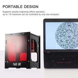 NEJE 2020 Nouvelle machine de gravure <span class=keywords><strong>laser</strong></span> AI 10W 445nm, routeur à <span class=keywords><strong>bois</strong></span>, découpeuse <span class=keywords><strong>laser</strong></span> de bureau DIY, imprimante et graveuse <span class=keywords><strong>laser</strong></span> - Product Image 3