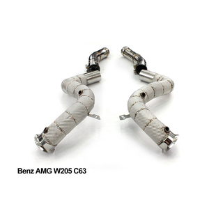 Mercedes-Benz C63/c63s AMG W205 4.0t 2015-2020 hệ thống ống xả thép không gỉ downpipe ống xả với mô hình TT Hộp bao bì - Product Image 2