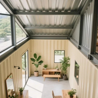 Maison conteneur détachable à faible coût de 20 pieds ou 40 pieds avec design moderne pour une installation rapide comme hôtel, appartement, magasin ou cuisine