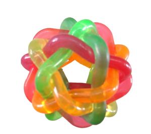 Palla arcobaleno intrecciata in plastica con luci giganti altri giocattoli da esterno - Product Image 2