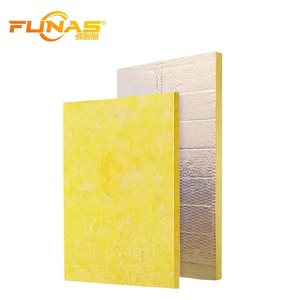 Panneau d'isolation en laine de verre Funas 48 kg/m³ ignifuge, insonorisant et thermique pour le remplissage des murs des locaux industriels - Product Image 1