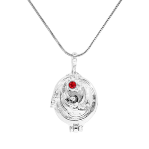 Collar con Medallón de Hierba Vervein de Elena <span class=keywords><strong>Gilbert</strong></span> de The Vampire Diaries, Medallón Abrible y Cerrable en Oro y Plata Vintage, Joyería para Fans, Venta al Por Mayor - Product Image 5