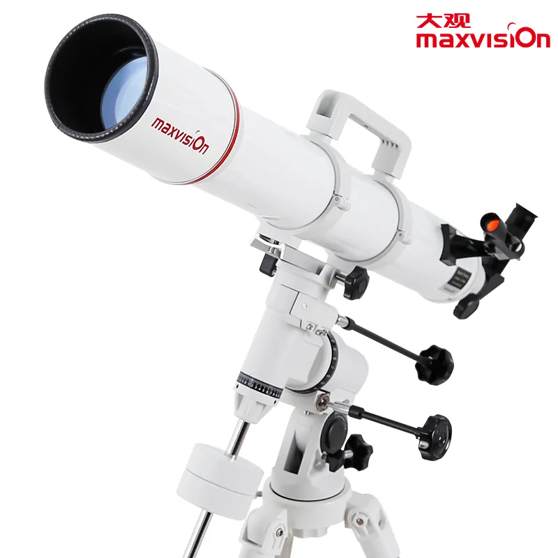 Maxvision 80/900 Astronomical Telescope 80DX with German Equatorial Mount 1.25 Inch Stainless Steel Tripod