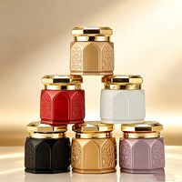 Récipient cosmétique hermétique et étanche pour crème pour le visage, beurre corporel, lotion, soins de la peau faits maison, pot en verre pour échantillons