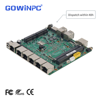 Carte mère passerelle haute performance 6-LAN i7-8550U i3-6006U, appareil de sécurité réseau Intel i5-6200U à tension large plage DC 9-35V