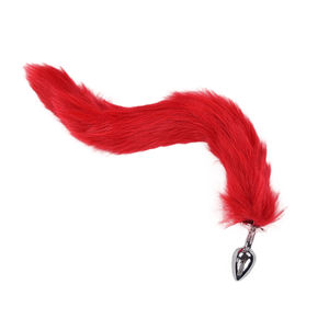 Plug anal en métal pour femme adulte, queue de renard, pour flirter et étirer, jouet pour l'anus, accessoire de jouet sexuel - Product Image 4
