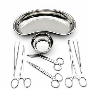 Kit d'instruments chirurgicaux professionnels manuels les plus vendus, ensemble d'outils médicaux, kit de chirurgie mineure de base, set de pansements en acier inoxydable - Product Image 4