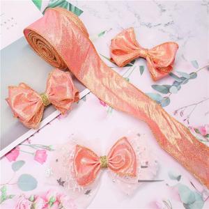 Customized 100% Polyester Satin Ribbon <strong>Bow</strong> <strong>Elastic</strong> <strong>Loop</strong> Grosgrain Gift Ribbon for Personalized Gifts - Product Image 6