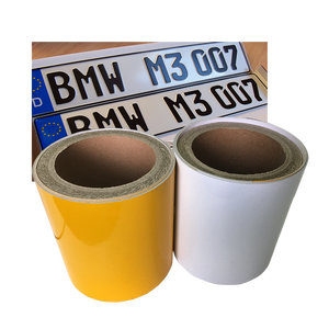 Trang trí xe bằng thiếc nhôm tùy chỉnh với logo in trên biển số xe - Product Image 6