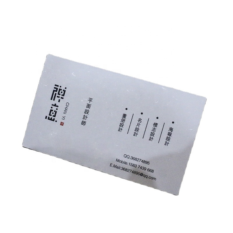 Горячая продажа Элегантный Пользовательский логотип визитная карточка