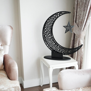 Décorations du Ramadan, décorations islamiques Eid Mubarak Kareem, décorations <span class=keywords><strong>de</strong></span> <span class=keywords><strong>table</strong></span>, décorations d'art et d'artisanat pour la maison, décorations Eid pour la maison - Product Image 2