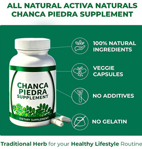 Cápsulas de Extracto de Chanca Piedra, Rompe Cálculos Renales Natural, Cápsulas de Apoyo para el Tracto Urinario - Product Image 3