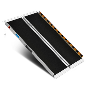 Leichte und Transport rampe Homecare Faltbare Aluminium-Rollstuhl rampe - Product Image 1