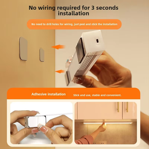 <strong>LED</strong> Kitchen Bedroom Light RGB <strong>Sensor</strong> Under Cabinet Lighting USB Closet Wardrobe <strong>Led</strong> Night Lights - Product Image 5