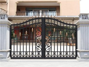 El fabricante proporciona hermosas y exquisitas puertas batientes de aleación de aluminio para patio sólido para villa señorial - Product Image 6