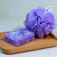 Savon artisanal de luxe en spirale à la lavande, antiseptique, marque privée, savon naturel pour les mains, parfum personnalisé, fabrication OEM/ODM, directement de l'usine
