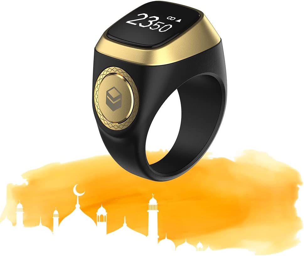 Smart Muslim Islamic Digital Ring Tally Recorder Finger Hand Counter For Prayer Islamic Tasbih