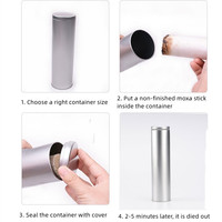 Moxa – support d'extincteur en rouleau, collecteur de cendres, plateau plat, brûleur de Base Stable, Tube d'extinction Moxibustion