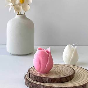 跨界情人节DIY郁金香大豆蜡手工环保香薰蜡烛长燃大气节日礼物 - Product Image 4