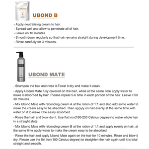 YOGI OEM Ubond Crème Capillaire Hydratante Lissante Lotion Permanente Agent A&B pour Salons - Product Image 4