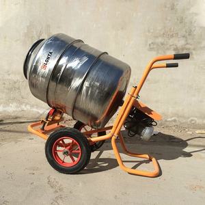 Mezcladora de Cemento y Concreto LONTA CQ350 de 350L, de Acero Inoxidable, Pequeña, Manual, Móvil, Portátil, con Motor Eléctrico, para Uso Doméstico, de Grado Alimenticio - Product Image 1