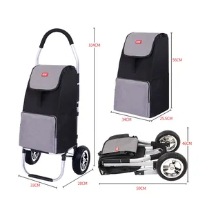 Carrello Pieghevole Portatile a Due Ruote Personalizzato dal Produttore, Carrello a Mano, Asta in Alluminio per Elettrodomestici e Spesa - Product Image 2