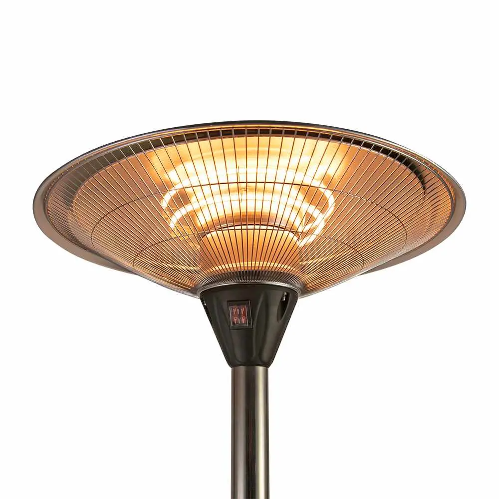 Listrik Perapian Tahan Air 3000W 3 File Adjustable Payung Outdoor Patio Heater untuk Menggunakan Taman