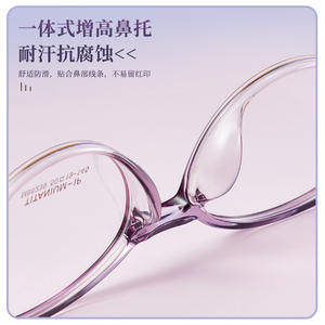 Monture de lunettes œil-de-chat en titane IP M88239 50 19 145, antidérapante, monture complète, unisexe, verres en résine, origine Danyang - Product Image 5