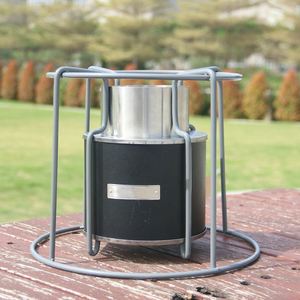 Diğer Tarım Makineleri Ekipmanları Paslanmaz Çelik Barbekü Kamp Yürüyüş Mutfak Gereçleri Aksesuarları Odun Yakmalı Kamp Sobası - Product Image 1