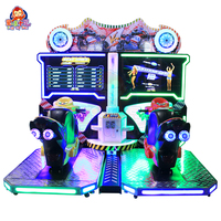 Máquina de Juego de Arcade Simulador de Carreras de Motos Reacondicionada para Dos Personas para Anime City