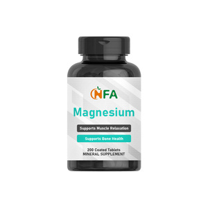 Servicio de Marca Privada, Tabletas de Magnesio, Contiene 500 mg de Magnesio, Favorece la Salud Ósea y Muscular, Tabletas de Suplemento de Magnesio - Product Image 1