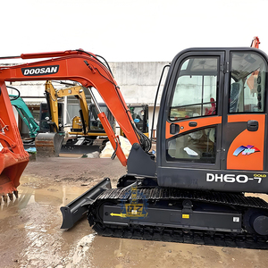 Escavatore Cingolato Usato <span class=keywords><strong>DOOSAN</strong></span> <span class=keywords><strong>DH60</strong></span> Economico Mini Coreano DH 60 6 Tonnellate con Motore Yanmar e Cambio - Product Image 2