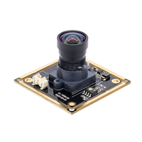 Module de caméra USB avec capteur CMOS IMX415 Hampo, haute définition 2K, grand angle 96 degrés, AF/FF, 30 ips, compression MJPG/YUV, plug & play