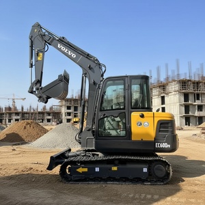 Used Excavator Volvo60 <b>Mini</b> Excavadora Volvo EC60D EC60B EC55D EC55B EC140 Excavator Low Price Volvo EC60 Secondhand Excavator - Product Image 1