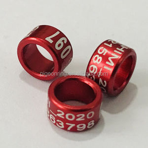 Hoge Kwaliteit Rechte Aluminium Vogel Ringen Kanarie Been Ringen Papegaai Ringen - Product Image 5