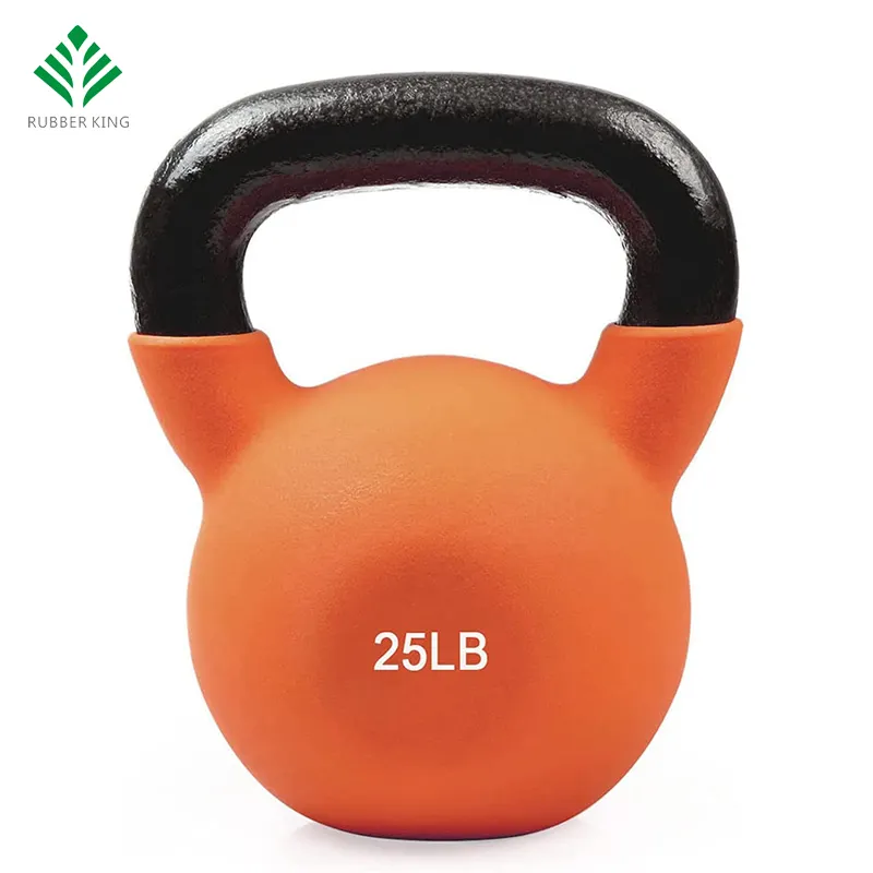 Workout Portable Quality Unisex Blue and Orange Gym Detachable solid kettle bell