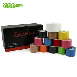 Pre Cut Kinesiology Tape Custom Athletic Elastic Sports Bandages Tapes GSPCARE BP-88 Gspel CE/ISO9001/ISO13485