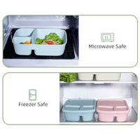 Boîte à bento en silicone anti-fuite écologique de qualité alimentaire 100% pour les tout-petits d'âge préscolaire