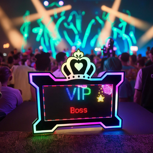 Vente chaude Bouteille Présentateur avec Rolling Message Écran D'affichage <span class=keywords><strong>LED</strong></span> Signe Panneau D'affichage Publicité Partie Événement Glorifier Letter Board - Product Image 1