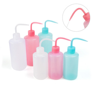 Botella de Plástico para Lavado de Tatuajes al por Mayor con Boquilla Flexible, Botella de Limpieza Segura, Accesorio para Estudio de Microblading - Product Image 2
