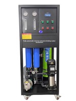 Peralatan Reverse Osmosis Otomatis Penuh 500L/Jam Sistem Pengolahan Air Pompa / Layar Sentuh