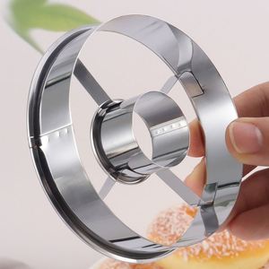 Cortador de Donuts Hecho a Mano de Acero Inoxidable Duradero, Fácil de Limpiar, Apto para Lavavajillas, Forma Redonda para Uso en Repostería - Product Image 4