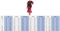 Setelan Dua Potong Wanita Motif Bunga Tribal Hawaii 2026, Atasan Lengan Pendek Ruffle, Rok Mermaid Puletasi