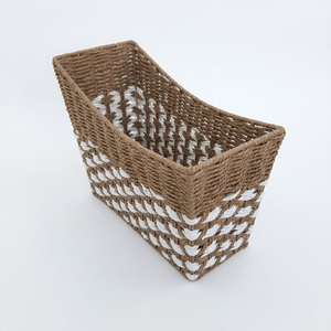 Paniers de rangement tissés en corde de papier pour cuisines, salles de bain, placards et salons. - Product Image 3