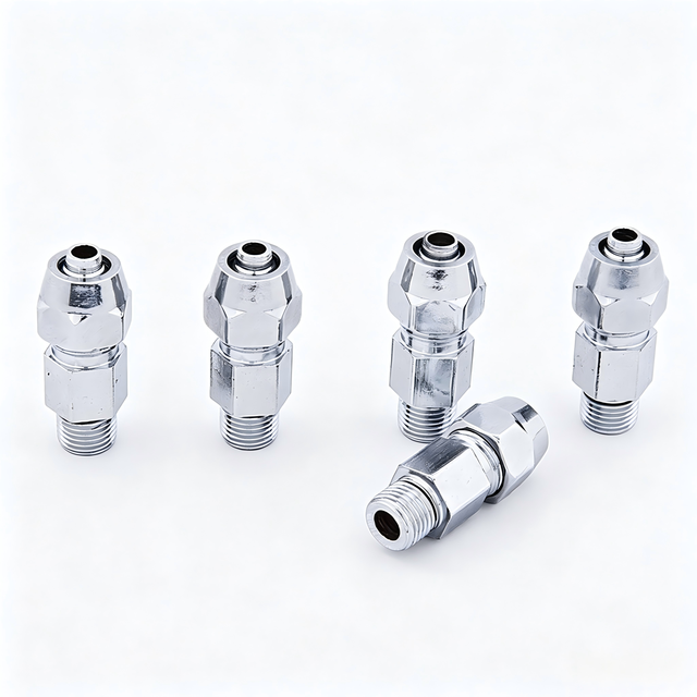 High Precision Water Pipe Connector Spare Parts CNC Spindle Motor Leakproof Cooling Tube Fitting for Various CNC Machine Tool