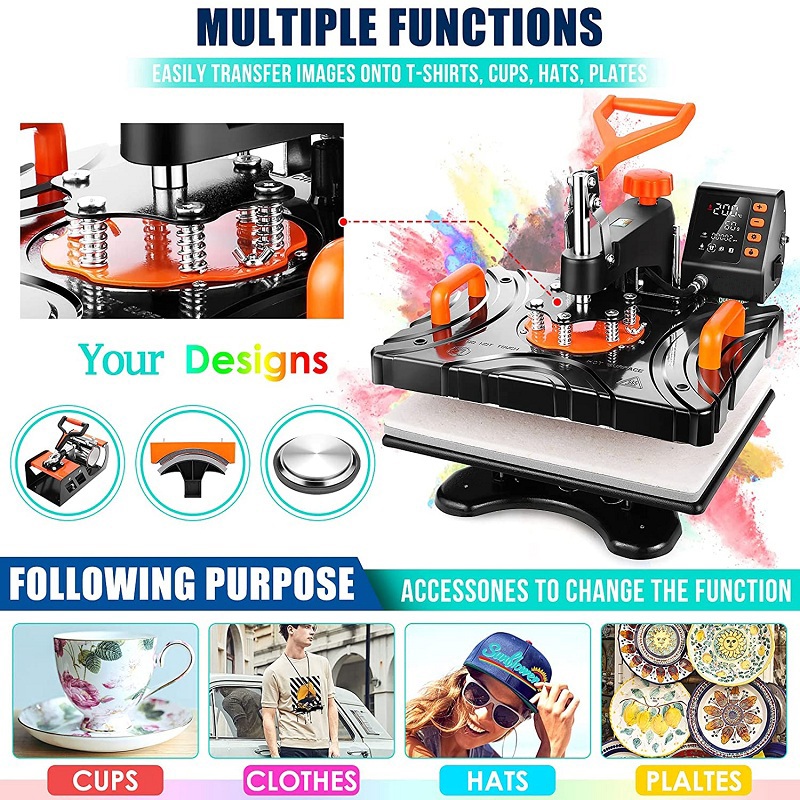 heat press 8 in 1