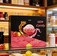 Boîtes à bonbons au miel de conception OEM avec pelliculage mat, gaufrage et impression dorée éphémère pour l'alimentation