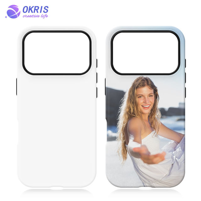 Hot Selling Blank Custom 3D 2in1 Film Sublimation Phone Cases PC TPU Protector Shell for Iphone 17, 17Air, 17Pro, 17pro Max