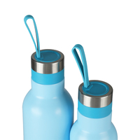 Nouveau design de bouteille d'eau en acier inoxydable de 500ml de bouteille d'eau chaude et froide sous vide en acier inoxydable avec logo pour l'école de voyage